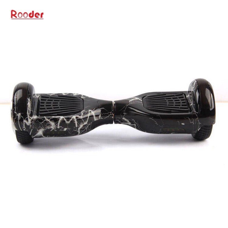 Rooder 6.5 inch two wheel self balancing scooter with chrome graffiti camouflage black white red green blue gold wholesale price (29)