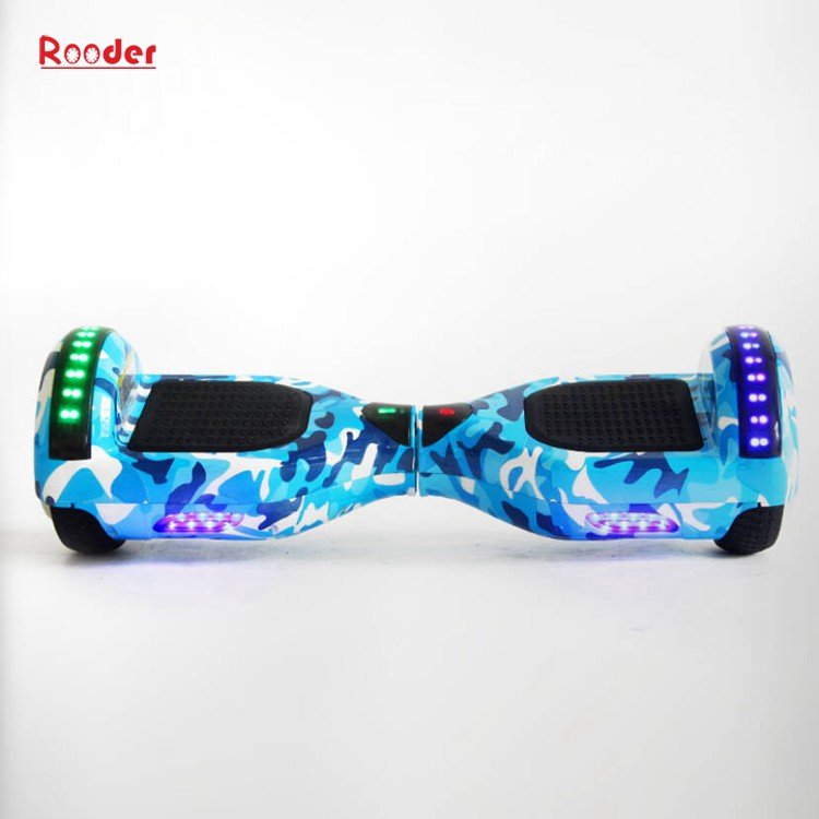 hoverboard 6.5 inch 2 wheel self balancing electric scooter with upper led lamp samsung battery from Rooder Technology LTD factory supplier  wholesale price (20)