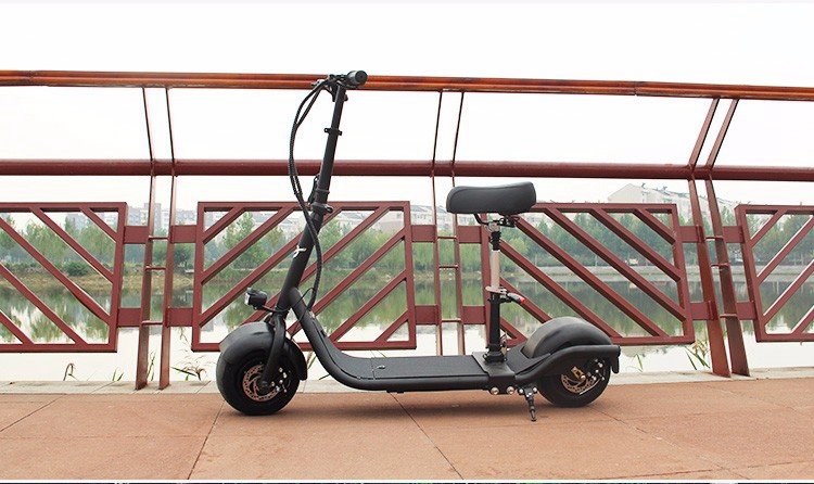 two wheel electric kick scooter with 10 inch fat tire big wheel from Rooder kick scooter factory kick scooter exporter (20)