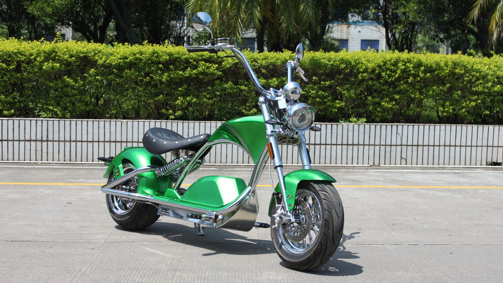 2022 special bike Rooder electric motorcycle 72v 4000w 40ah Candy Green (4)