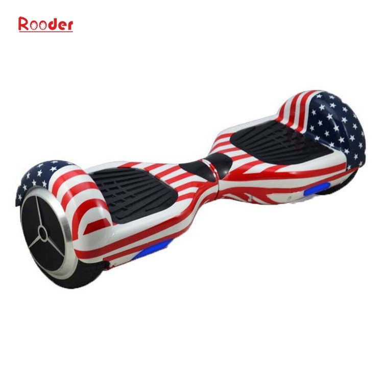 Rooder 6.5 inch two wheel self balancing scooter with chrome graffiti camouflage black white red green blue gold wholesale price (18)