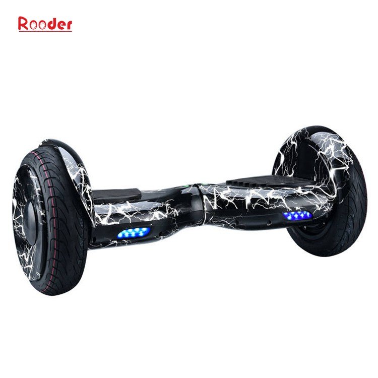 Rooder 10 inch 2 wheel hoverboard supplier Segway hover board balance wheel with bluetooth led light samsung battery (10)