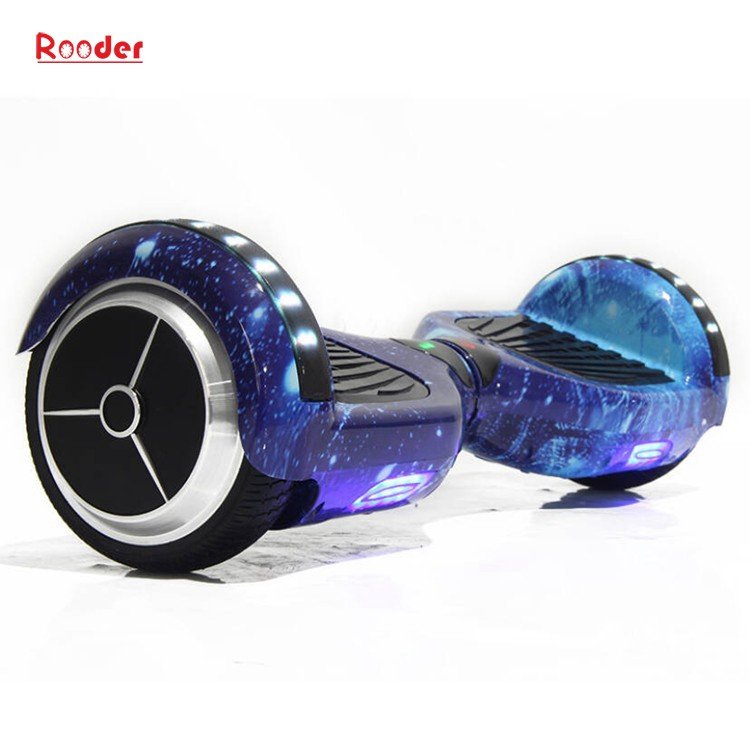 hoverboard 6.5 inch 2 wheel self balancing electric scooter with upper led lamp samsung battery from Rooder Technology LTD factory supplier  wholesale price (1)