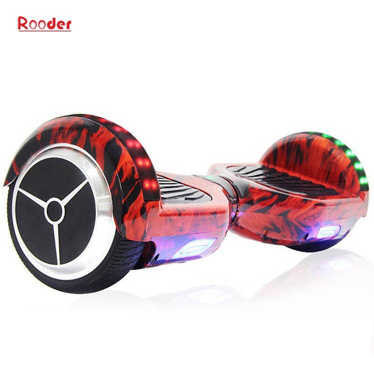 hoverboard 6.5 inch 2 wheel self balancing electric scooter with upper led lamp samsung battery from Rooder Technology LTD factory supplier  wholesale price (41)
