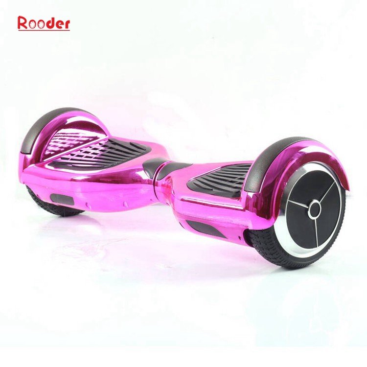 Rooder 6.5 inch two wheel self balancing scooter with chrome graffiti camouflage black white red green blue gold wholesale price (56)