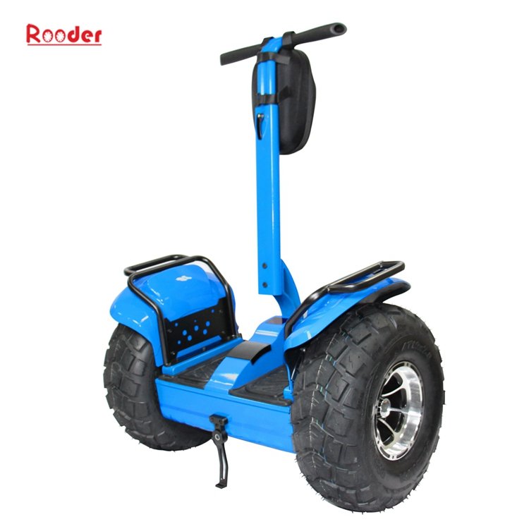 Rooder two wheel off road self balancing electric chariot scooter gyropode with 19 inch wheels for security