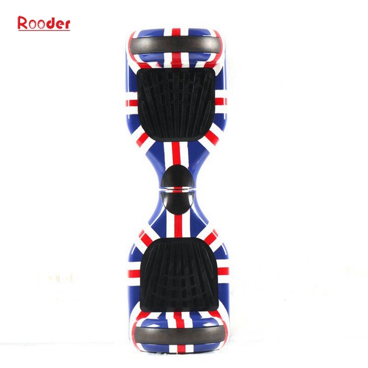 Rooder 6.5 inch two wheel self balancing scooter with chrome graffiti camouflage black white red green blue gold wholesale price (38)