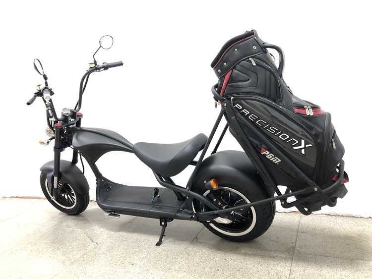 European Warehouse Stock Citycoco Scooter Harley Electric Chopper with golf bag holder  (10)