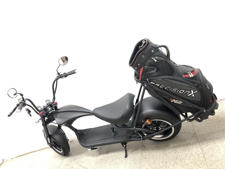 European Warehouse Stock Citycoco Scooter Harley Electric Chopper with golf bag holder  (9)