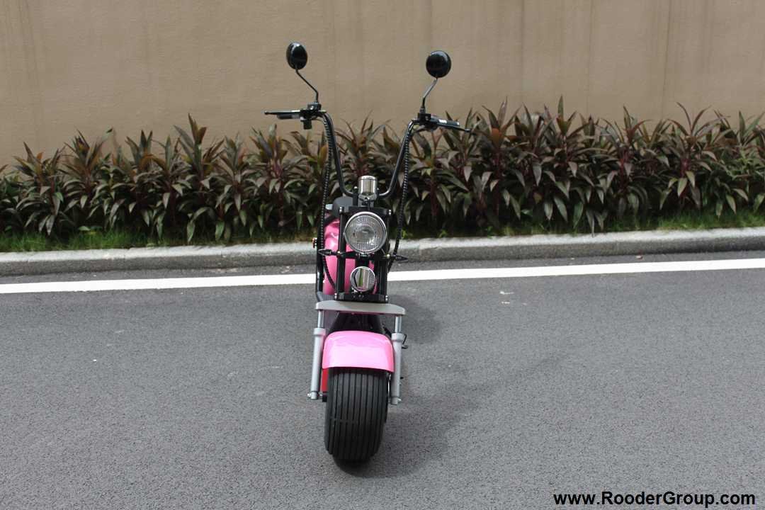 Beléifste 1000W 60V Elektresch Scooter Harley Citycoco ES8004 Rooder r804x (3)