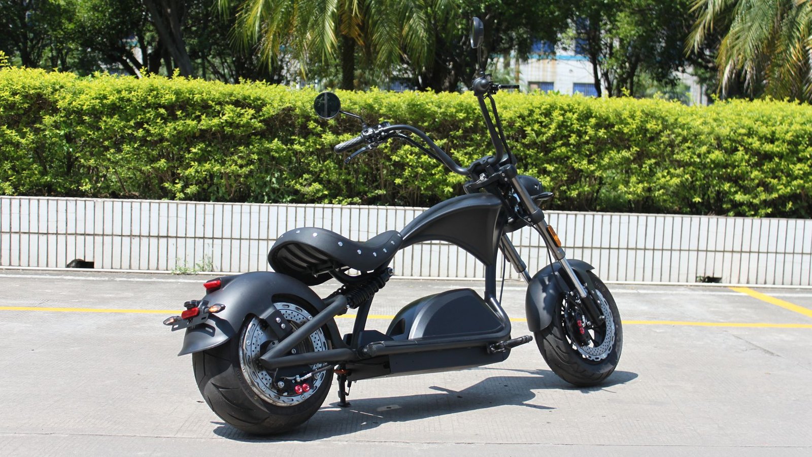 Rooder Mangosteen Sara M1ps 72v 4000w citycoco chopper electric motorcycle scooter (12)