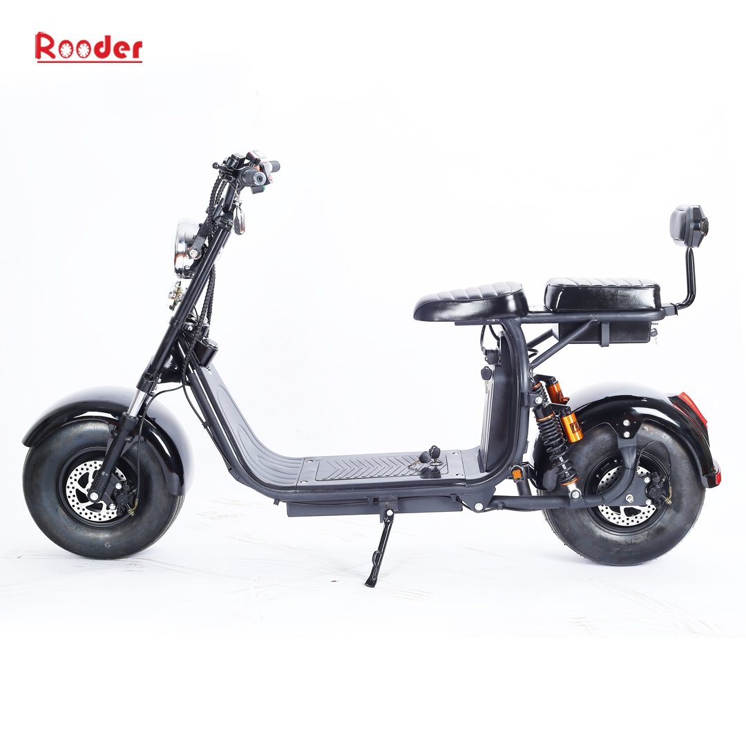 Rooder big wheel electric scooter motorcycle r804k with two pieces removable lithium batteries wholesale (5)