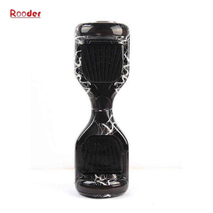Rooder 6.5 inch two wheel self balancing scooter with chrome graffiti camouflage black white red green blue gold wholesale price (33)