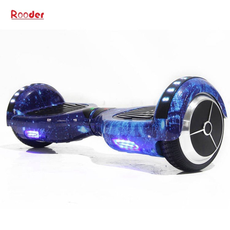 hoverboard 6.5 inch 2 wheel self balancing electric scooter with upper led lamp samsung battery from Rooder Technology LTD factory supplier  wholesale price (2)