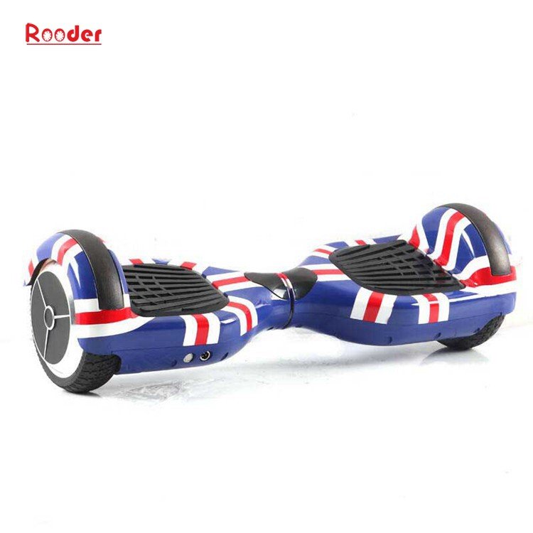 Rooder 6.5 inch two wheel self balancing scooter with chrome graffiti camouflage black white red green blue gold wholesale price (35)