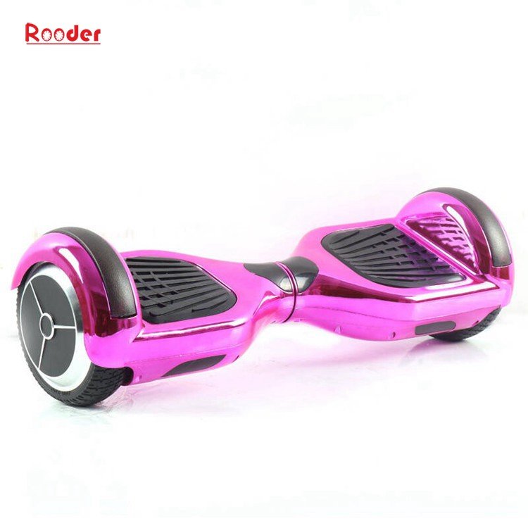 Rooder 6.5 inch two wheel self balancing scooter with chrome graffiti camouflage black white red green blue gold wholesale price (57)