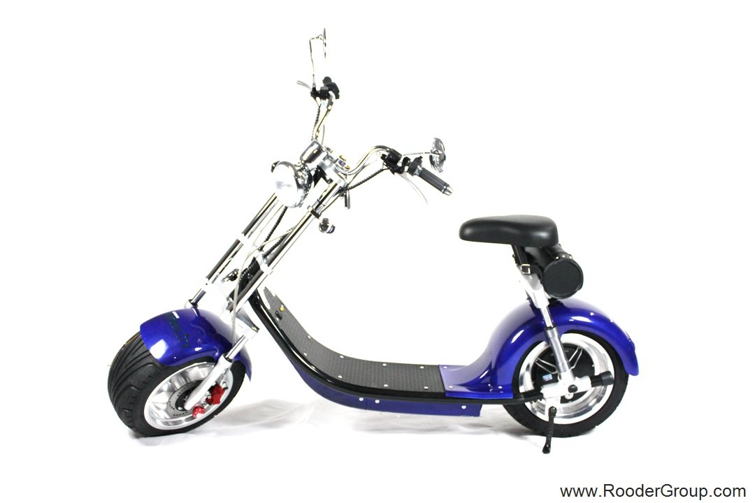 e harley scooter citycoco r804a with lithium battery mirrors turning lights and stop lights from Rooder citycoco electric scooter supplier (10)