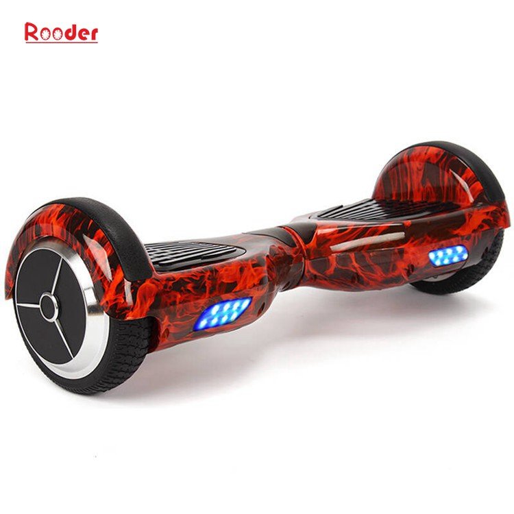 hoverboard 6.5 inch 2 wheel self balancing electric scooter with upper led lamp samsung battery from Rooder Technology LTD factory supplier  wholesale price (42)