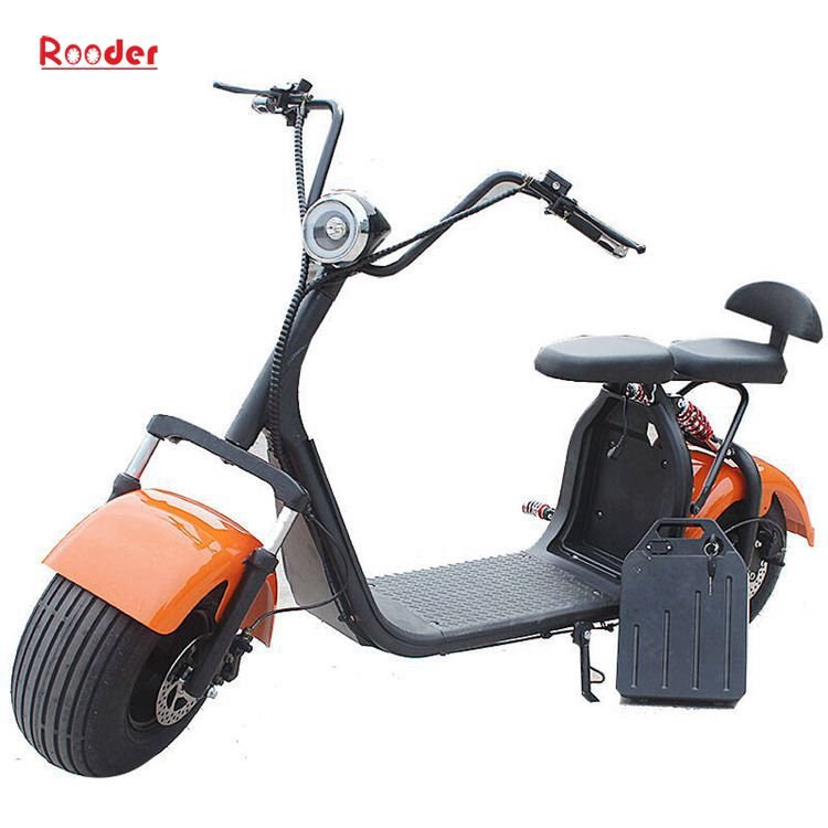 Rooder Electric Fashion Fat Tire Scooter Razor Scooter 60V 1000W with Removable Lithium Battery (5)