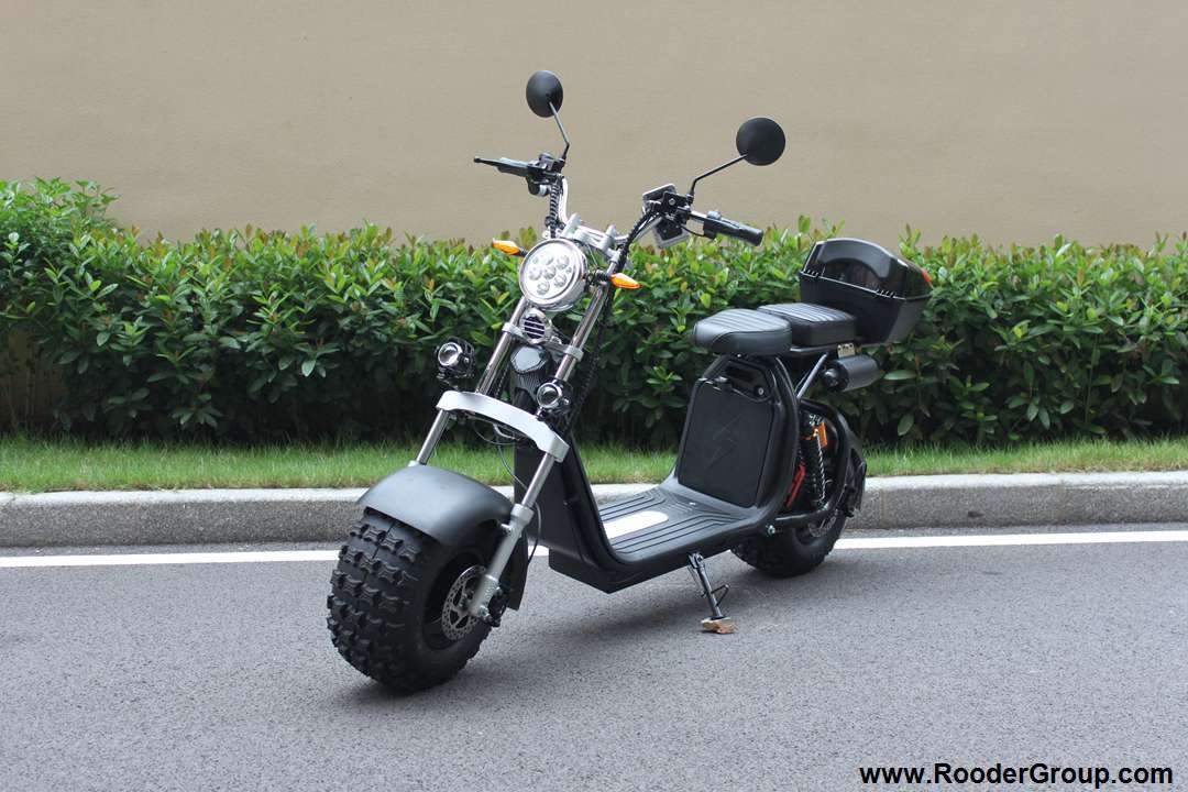 harley electric scooter Rooder r804o with 2000w20ah off road tire usb port wholesale price (4)