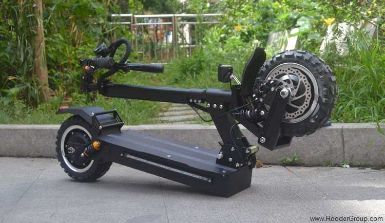 two wheel electric scooter with powerful motor and lithium battery (10)
